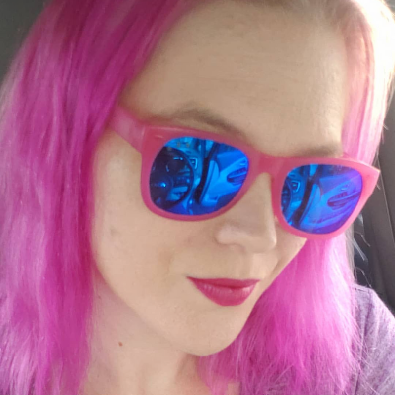 Kelly Kapowski Pink *Glitter* Adult