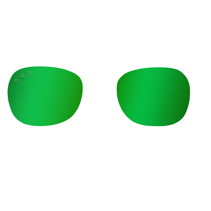 Green mirrored polarised spare/replacement lens set
