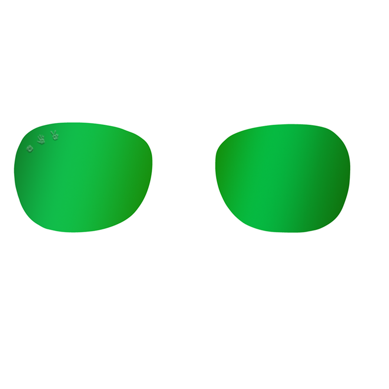 Green mirrored polarized spare/replacement lens set